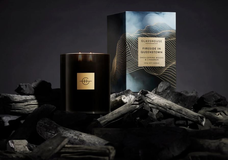 FIRESIDE IN QUEENSTOWN CANDLE 380G | GLASSHOUSE