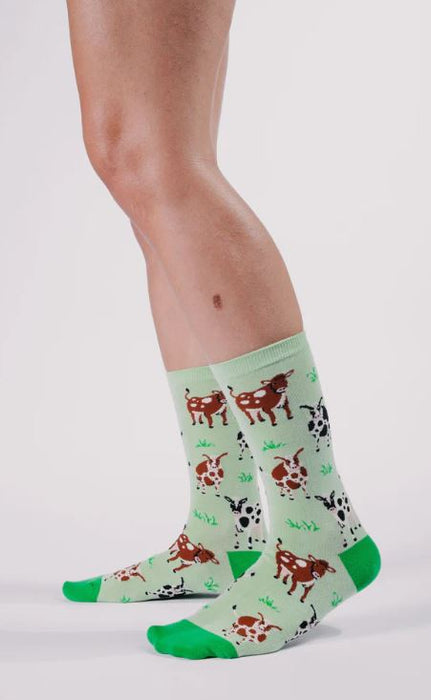 WOMENS SOCKS COTTONFIELD COWS | Spencer Flynn