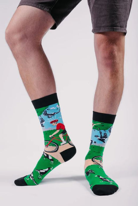 MENS SOCKS A LEISURELY CYCLE | Spencer Flynn