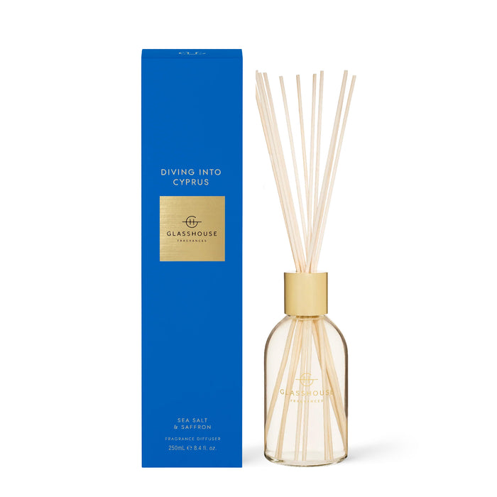 DIVING INTO CYPRUS DIFFUSER 250ML | GLASSHOUSE