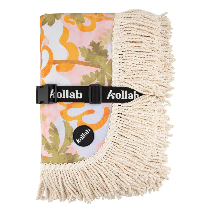 MIAMI HOLIDAY FRINGE PICNIC MAT 1.4M X 1.4M | KOLLAB