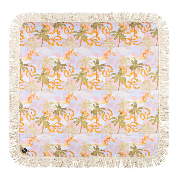 MIAMI HOLIDAY FRINGE PICNIC MAT 1.4M X 1.4M | KOLLAB