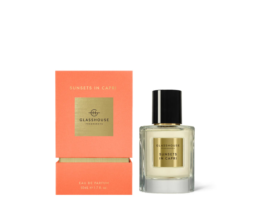 SUNSETS IN CAPRI PERFUME 50ML | GLASSHOUSE
