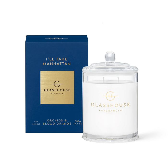 ILL TAKE MANHATTAN CANDLE 380G | GLASSHOUSE