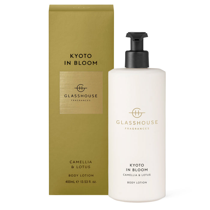 KYOTO IN BLOOM BODY LOTION 400ML | GLASSHOUSE