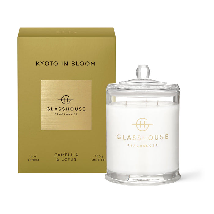 KYOTO IN BLOOM CANDLE 760G | GLASSHOUSE